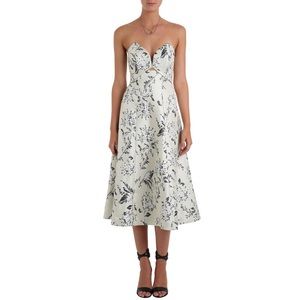 Zimmermann Fortune Plunge Jacquard Dress Size 0